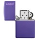 Зажигалка ZIPPO Classic с покрытием Purple Matte, латунь/сталь, фиолетовая, матовая, 38x13x57 мм