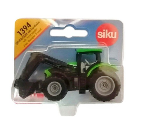 Трактор Siku 1394 Deutz-Fahr TTV 7250, с фронтальным погрузчиком