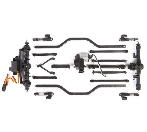 Модель для трофи 1:24 Axial SCX24 Deadbolt 4WD, электро, RTR (зеленый)