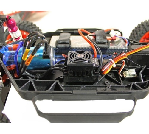 Радиоуправляемый шорт-корс Remo Hobby 9EMU Brushless (красный) 4WD 2.4G 1/8 RTR