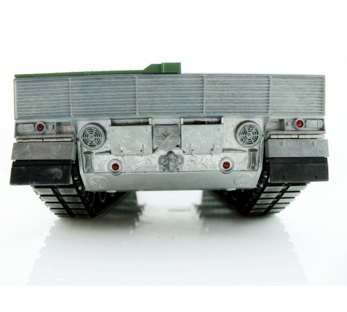 Металлическое шасси для танка Leopard 2A6 (full set, редуктора, электроника)