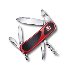Нож перочинный VICTORINOX Evolution 10, 85 мм, 13 функций, красный с чёрными вставками