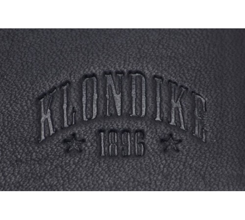 Бумажник KLONDIKE Dawson, натуральная кожа в черном цвете, 12 х 2 х 9,5 см