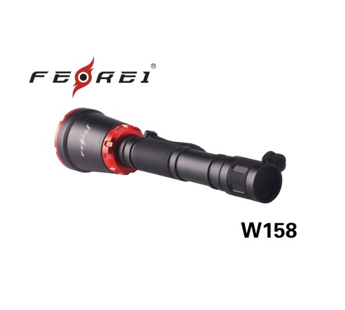 Фонарь для дайвинга Ferei W158 набор, серебряный, W158S