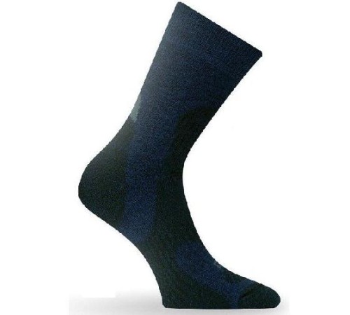 Носки Lasting TRP 698, wool+polyamide, зеленый с черными вставками, размер M , TRP698-M
