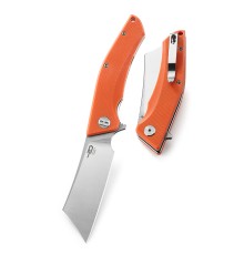 Нож Bestech Cubic сталь D2, рукоять G10 оранжевая