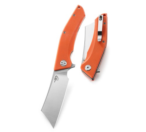 Нож Bestech Cubic сталь D2, рукоять G10 оранжевая