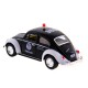 Машина Kinsmart  Volkswagen Classical Beetle (Police) инерция (1/12шт.) 1:32 б/к