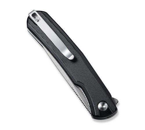 Складной нож SENCUT Scitus D2 Steel Gray Stonewashed Handle G10 Black