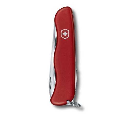 Нож перочинный VICTORINOX Picknicker, 111 мм, 11 функций, с фиксатором лезвия, красный