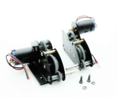 Редуктора Taigen цинковые, 4в1, 18kRPM, для танков Tiger 1 (plastic), Panther A с моторами(380)