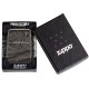 Зажигалка ZIPPO Marble Pattern с покрытием High Polish Black, латунь/сталь, чёрная, 38x13x57 мм