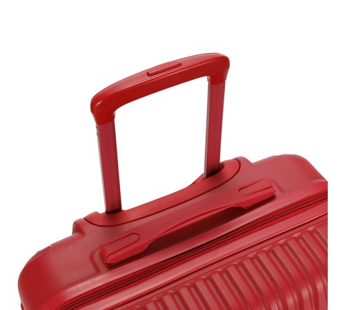 Чемодан TORBER В Отпуск, красный, ABS-пластик, 45 х 27 х 68 см, 63 л, 3,1 кг