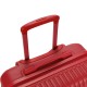 Чемодан TORBER В Отпуск, красный, ABS-пластик, 45 х 27 х 68 см, 63 л, 3,1 кг