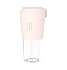 Портативный блендер (джусер) Solove Juicer 330 мл, магнитная зарядка, розовый