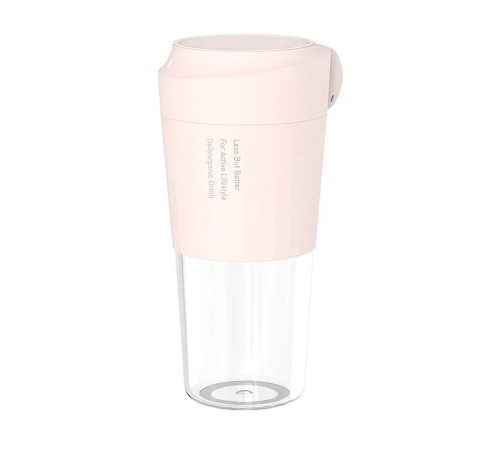 Портативный блендер (джусер) Solove Juicer 330 мл, магнитная зарядка, розовый