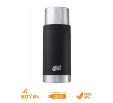 Термос Esbit MAJORIS VF750SC-BK, из нержавеющей стали с двойной крышкой, черный, 0.750 л