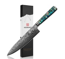 Нож шеф-повара из дамасской стали Keemake 8 Inch Chef Knife, разноцветный