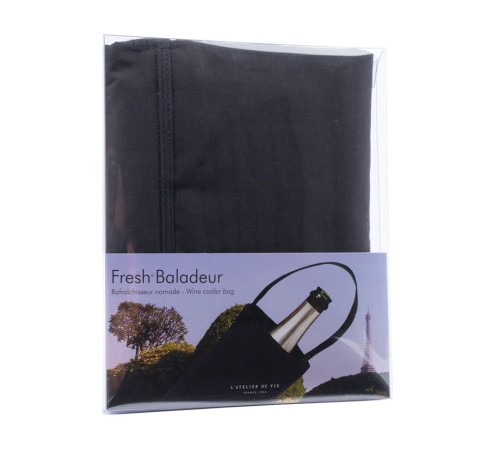 Сумка для охлаждения вина и шампанского L'Atelier du Vin Fresh Baladeur Noir