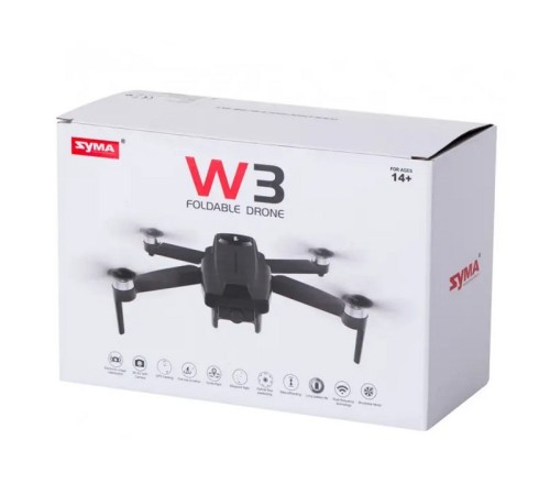 Радиоуправляемый квадрокоптер Syma W3  brushless с камерой 2.7K FPV по WiFi, барометр, GPS, 2.4G RTF
