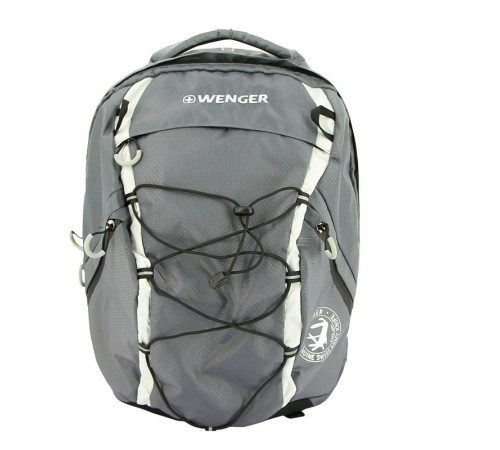 Рюкзак WENGER, серый, полиэстер 900D, 29х19х47 см, 25 л