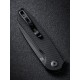 Складной нож SENCUT Kyril 9Cr18MoV Steel Black Stonewashed Handle G10 Black
