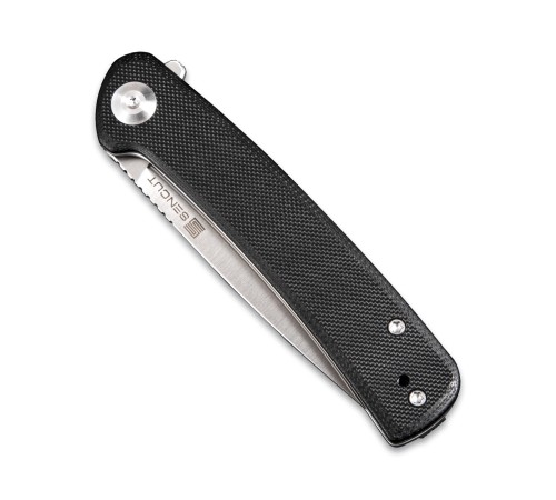 Складной нож SENCUT Neches 10Cr15CoMoV Steel Satin Handle G10 Black