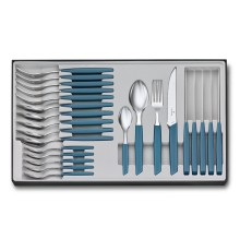 Набор из 24 столовых принадлежностей VICTORINOX Swiss Modern: 6 ножей для стейка, 6 вилок, 12 ложек