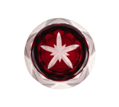 Стакан TAJIMA GLASS Звездные грани 240 мл, медно-красный
