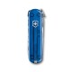 Нож-брелок VICTORINOX NailClip 580, 65 мм, 8 функций, полупрозрачный синий