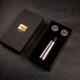 Вакуумный насос для вина Vacu Vin Stainless Steel + 2 пробки (подарочная упаковка)