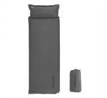Коврик c подушкой самонадувной Naturehike CNK2300DZ014 D01 серый 3см, 6976023923395