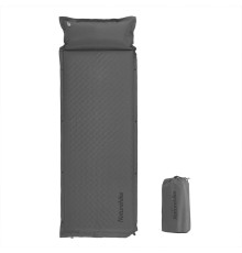 Коврик c подушкой самонадувной Naturehike CNK2300DZ014 D01 серый 3см, 6976023923395