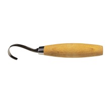 Нож Morakniv Hook Knife 163 Double Edge ложкорез, нержавеющая сталь, рукоять из березы, 13445