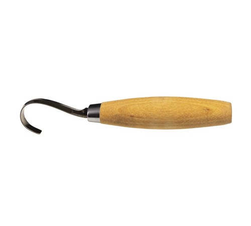 Нож Morakniv Hook Knife 163 Double Edge ложкорез, нержавеющая сталь, рукоять из березы, 13445