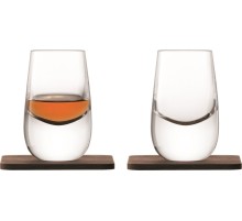 Набор стопок на подставках Lsa International Whisky, 80 мл, 2 шт.