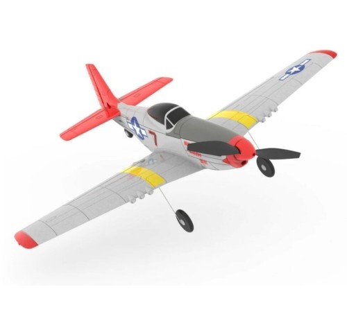 Радиоуправляемый самолет Volantex RC P51D 400мм (синий) 2.4G 4ch LiPo RTF with Gyro