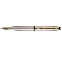 Шариковая ручка Waterman Expert Stainless Steal GT. Корпус - лак, детали дизайна: позолота 23К