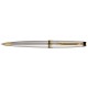 Шариковая ручка Waterman Expert Stainless Steal GT. Корпус - лак, детали дизайна: позолота 23К