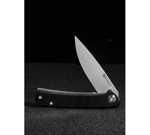 Складной нож SENCUT Neches 10Cr15CoMoV Steel Satin Handle G10 Black