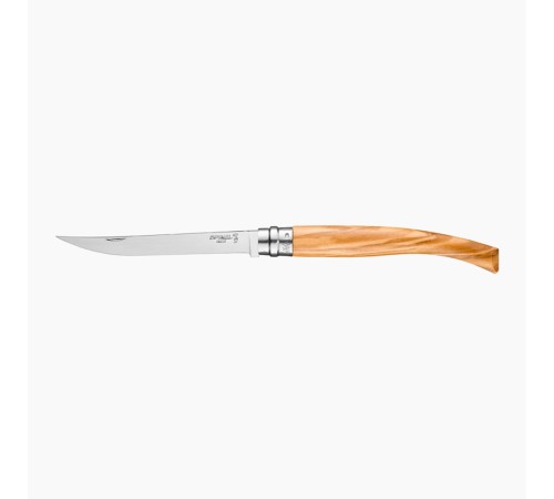 Нож филейный Opinel №12, нержавеющая сталь, рукоять оливковое дерево