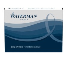 Синие чернильные картриджи WATERMAN для перьевой ручки  8шт./упак.