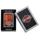 Зажигалка ZIPPO Harley-Davidson® с покрытием Street Chrome™, латунь/сталь, серебристая, 38x13x57 мм