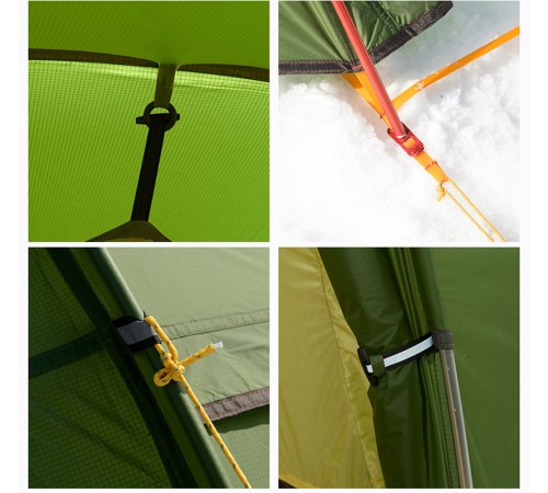 Палатка 2-местная Naturehike Opalus NH17L001-L, 20D, зеленый, 6976023924781