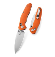Нож Bestechman Ronan сталь 14C28N, рукоять G10 оранжевая