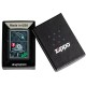 Зажигалка ZIPPO Ladybug Design с покрытием Black Matte, латунь/сталь, черная, матовая, 38x13x57 мм