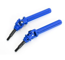 Карданные привода передние для Remo Hobby MMAX, EX3 1/10, тюнинг, синие