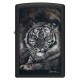 Зажигалка ZIPPO Spazuk Design с покрытием Black Matte, латунь/сталь, чёрная, матовая, 38x13x57 мм