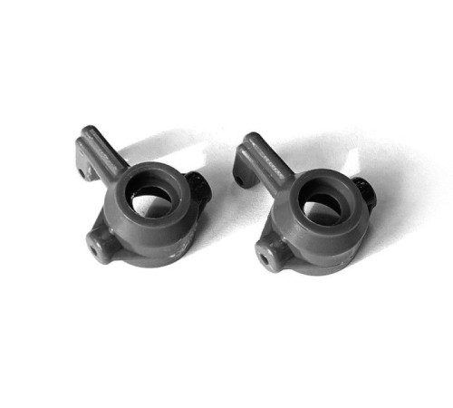 Капролоновые поворотные кулаки для Remo Hobby 1/16, черные, тюнинг  (2 шт)