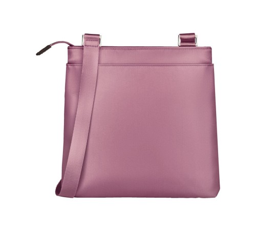 Сумка наплечная VICTORINOX Victoria Slim Shoulder Bag, пурпурно-розовая, нейлон/кожа, 27x7x26 см